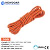 NewDoar CE UIAA Static Climbing Rope 8mm Accessory Cord Rope, 21KN for Arborist Tree, Mountaineering, Sailboat Rope,Dock Lines,Hauling Dragginge(Orange 8mm,20FT)