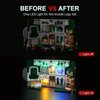 DALDED LED Lighting Kit for Lego Harry Potter Slytherin House Banner Building Set, LED Light Compatible with Lego 76410 Building Block Models (Not Include Lego Set)