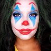 Mysense Clown Makeup Kit,Red White and Blue Joker Face Body Paint Stick,Cream Facepaint and Green Temporary Hair Color Chalk for Halloween Costume Cosplay Party DIY