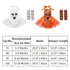 Newborn Baby Ghost Costume: Toddler Halloween Costumes Girls Ghost Romper Dress Up with Socks Infant My First Halloween Outfit Kids Cosplay October Themed Birthday Photoshoot White Ghost 6-12 Months