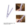 WenTigDY Hair Straightener, 2 in 1 Hair Curler, Mini Hair Straightener, Hairstyling Iron Heating Curler, Tourmaline Ceramic + Plastic, 190C, for Travel, Dormitory or Home (Purple)