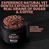 Coffee (BUM) Scrub - Foot, Hand, Body, Butt Scrub with Jojoba & Rosehip & Vitamin E - Exfoliating Body Scrubber & Natural Deodorant, Hydrates, Softens, Smooth, Flavors Skin. Award Nominated