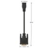 Anbear Bi-Directional HDMI Female to DVI-D(24+1) Male Adapter, 1080P DVI to HDMI Conveter (1, Black)