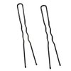 Leline's Black Hair Pins 50 Pieces, U Shaped Pins, Bun Hair Pin Kit for Women Girls, 2.4 inches