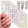 10 Sheets Cartoon Nail Stickers Cute Cat Nail Art Stickers 3D Self-Adhesive Nail Design Cute Cat Bear Nail Decals for Women Girls Kids DIY Manicure Tips Cute Cartoon Cat Bear Nail Charms Decoration