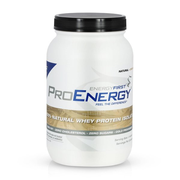 EnergyFirst Natural Grass Fed Whey Protein Isolate Powder, Unflavored Protein Powder, ProEnergy Protein Shake for Meal Replacement & Post Workout Recovery, Non-GMO, Sugar & Gluten Free 36 Servings