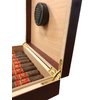 Prestige Import Group Chateau Small Cigar Humidor with Humidifier - Capacity: 20 Cigars - Color: Cherry