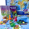 QUOKKA Board Game, 1 to 10 Players | Learning, Educational | Geography, World | 100 Question Cards, Top Facts | Indoor, Outdoor | Kids, Teens, Adults, Family