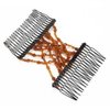 Greatstar 6Pacs EZ Stretch Pearls Combs For Girl, Magic Beading Hair Comb-Double Clips Hair Styling Accessories for Women Girls Hair Beauty (6*random)