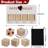 Date Night Dice Game, Fun Couples Decision Dice, Wooden Date Night Dice for Couples Set, Valentines Day Gifts Ideas for Boyfriend Girlfriend, Wedding Anniversary Birthday Gifts for Men Women