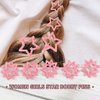 10PCS Star Snap Hair Clips Y2K Star Hair Clips Pink Metal Hair Barrettes for Girls Women Cute Y2K 2000s Star Hairpins Headpieces Decoration Non-Slip Star Hair Accessories Hairclip for Thin Thick Hair