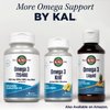 KAL Ultra Omega 3-6-9 1200mg | Fish Oil w/Cold Pressed Flaxseed & Borage Oil | Skin, Hair, Heart, Memory | 100 Softgels