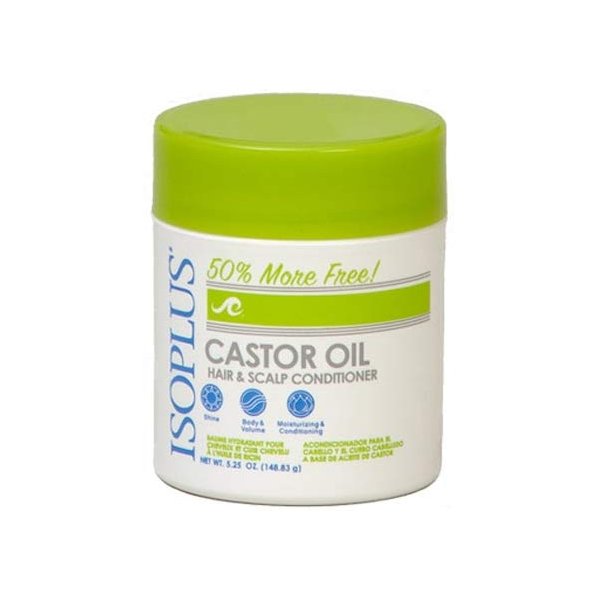 Isoplus Castor Oil Hair And Scalp Conditioner 5.25 Oz (Pack of 3)