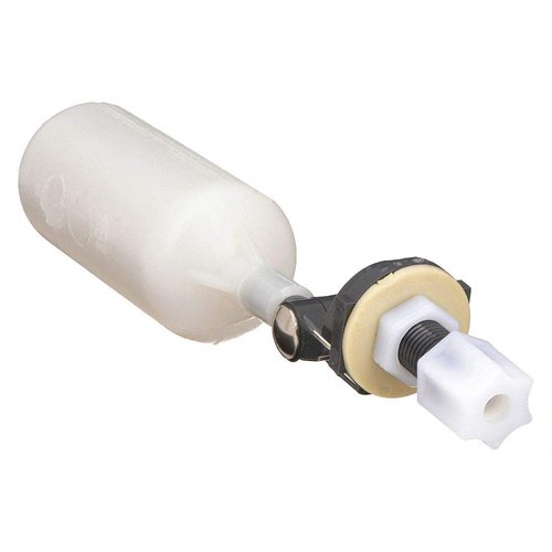 Kerick Valve MA252 PVC Mini Float Valve, Tank Mount, Adjustable Arm, 1.5 gpm at 60 psi, 1/4" Tube