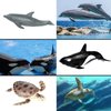 24PCS Plastic Ocean Sea Animal Figures. Realistic Mini Sea Creatures Toy Figurines, Under The Sea Life Figures Marine Animal Toys for Cupcake Topper, Easter Egg Filler, Aquarium Decorations