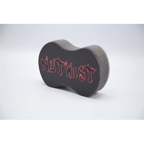 Nudred Hair Sponge for Black Men and Women, Hair Twisting Sponge, Barber Curling Care Tool, Brushes for Curling Afro Style Dreads, Curls, Coils & Twists, Curl Sponge Brush with Small Holes, Black