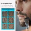 Just For Men Mustache & Beard, Beard Dye for Men with Brush Included for Easy Application, With Biotin Aloe and Coconut Oil for Healthy Facial Hair - Light Brown, M-25, Pack of 1