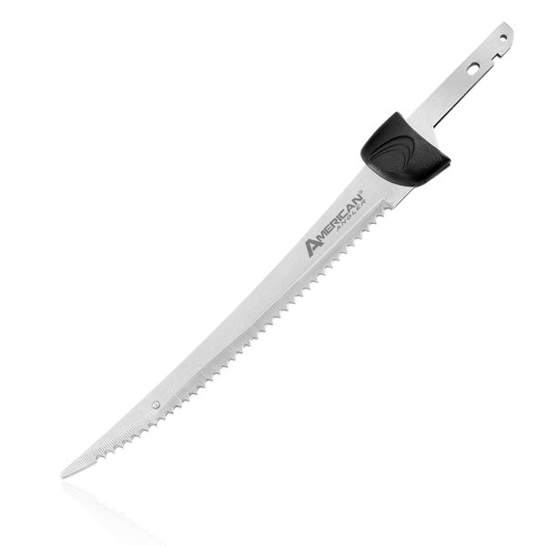 American Angler Replacement 8" Shark Electric Fillet Knife Blade, Stainless Steel (31018DS)