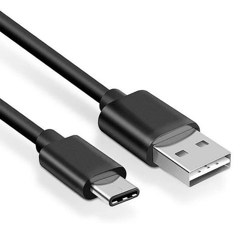 Synergy Digital Camcorder USB Cable, Compatible with Canon Vixia HF G70 UHD 4K Camcorder, 3 Ft. Type-C to USB-A Black Data USB Cable