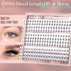 Bottom Lashes Natural Lower Lashes Bottom Lash Clusters 5-8MM Bottom Eyelash Clusters Wispy Bottom Lash Extension 3 Styles Bottom Eyelash Extensions DIY Cluster Eyelash Extension by ZANLUFLY