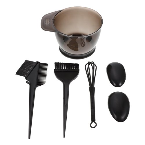 Healifty Hair Dye Coloring Kit 5Pcs - Hair Dye Bowl, Hair Dye Brush, Hair Dye Comb, Ear Cover, Mi...