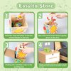 Wooden Activity Cube with Map Farm Game and Mystery Box for Kids, Montessori Toys for 1+ Year Old Toddlers, One Year Old First Birthday Gift, Educational Toys for 12+ Months Baby Boys Girls