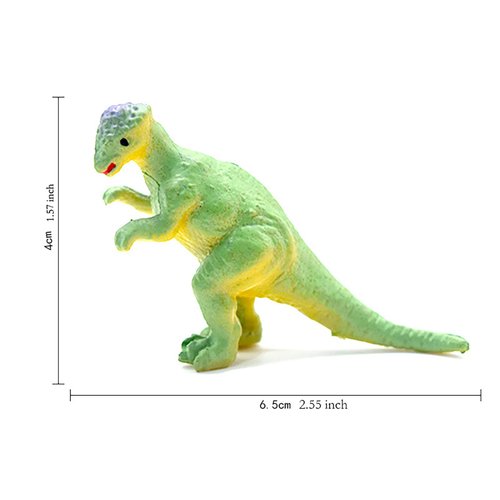 Mini Dinosaur, 24pcs Mini Dinosaur Figures and Dinosaur Skeletons Plastic Small Dinosaur Toys Little Dinosaur Figurine for Dino Cake Topper, Easter Eggs Filler Party Favor Supplies for Christmas