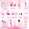 Pretend Makeup for Toddlers, Toy Play Makeup Set for Kids 3-5, Toddler Makeup Kit Pretend, Cat Toys for Kids Fake Makeup, Birthday Gifts Toys for 3 4 5 6 7 8+ Year Old Girls (Not Real Makeup)