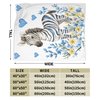Cute Zebra Blanket Soft Cozy Zebra Plush Throw Blanket Super Warm Grassland Animals Fleece Fuzzy Bedding Decor Blanket Zebra Gifts for Kids Girls Boys Women Bed Stuff 40"X50"