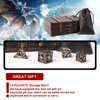 AncientDeer DND Dice Set 7 Pieces D&D Pure Copper Hollow Polyhedral DND Dice W/Gift Box & Dice Bag for DND Game RPG Explorers Savage World and Table Games DND Dungeons and Dragons Role Playing Games