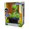 Lexibook - Dinosaur Nightlight Alarm Clock, Clock, Alarm Clock for Boys and Girls, Snooze, Blue/Green - RL800DINO