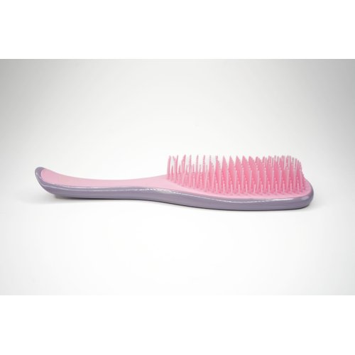 Pink & Purple Dual Length Bristles Hair Brush
