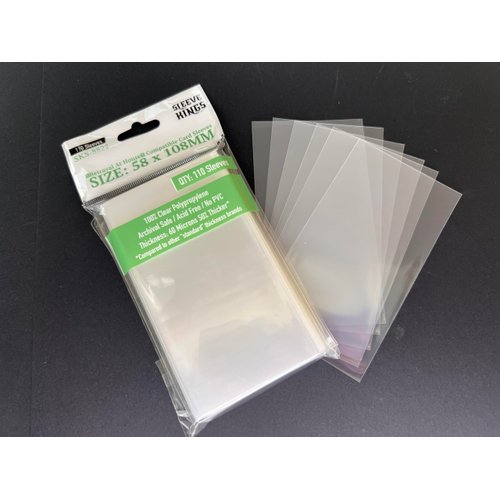 Sleeve Kings Betrayal at House on the Hill Card Sleeves (58x108mm) - 110 Pack, 60 Microns