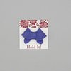Set of 7 Purple & Orange Felt Bows Alligator Clip or French Barrette (Alligator Clip Right)