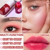 3 Colors Lip Tint Stain Set,Mini Velvet Lip Tint Watery Lip Stain Long Lasting Waterproof Moisturizing Lip & Cheek Tint,Hydrating,Natural Glossy Liquid Lipstick Lip Gloss Kits for Women (Set 01,02,03)
