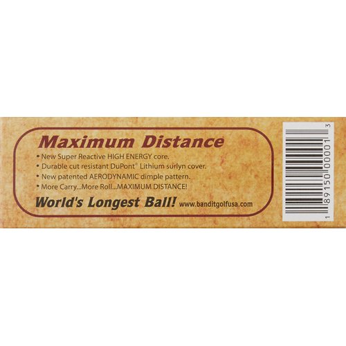 Bandit Maximum Distance Golf Balls