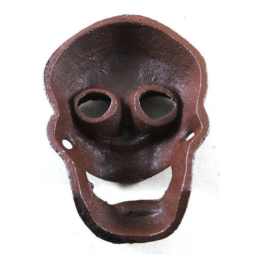 Cast Iron Wall Mounted Skull Bottle Opener