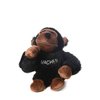 Copa Judaica Chewish Treat Macher Gorilla Squeaker Plush Dog Toy, 6 by 3 by 8-Inch, Dark Brown