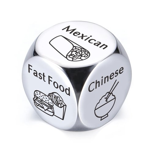 Funny Gift Exchange Gifts Ideas Christmas Stuff Stocking Stuffers for Women Men Adults Food Dice, White Elephant Gag Small Gifts, Anniversary Valentines Day Gifts for Him Her Girlfriend Boyfriend