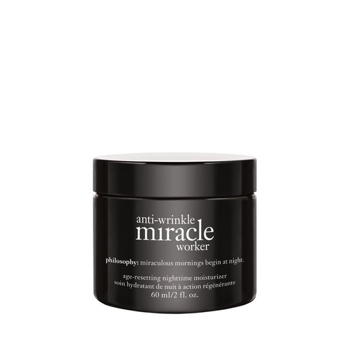 philosophy anti-wrinkle miracle worker line-correcting overnight cream face moisturizer - with vi...