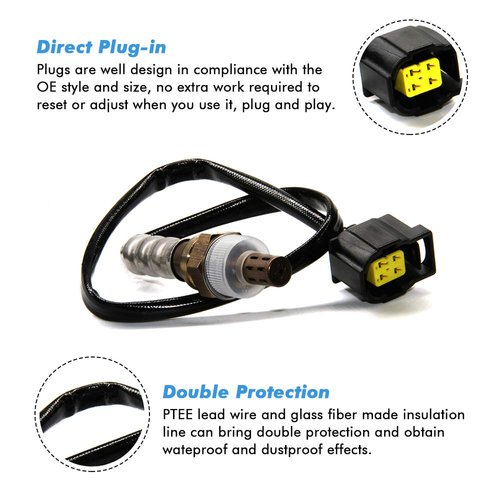 Oxygen Sensor 15510 Replacement for Chrysler Dodge Jeep Mercedes-Benz Mitsubishi Volkswagen Downstream Upstream Position OE Replace # Bosch 15510