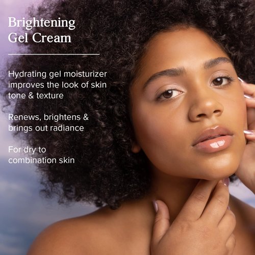 HERITAGE STORE Aura Glow Face Moisturizer for Dry Combination Skin - Gel Facial Moisturizer Brightens, Firms Skin’s Appearance, Adds Radiance w/Bakuchiol, Clear Quartz, Vegan, 60-Day Guarantee, 1.9oz