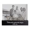 Malden International Designs Family Desktop Expressions with Silver Word Attachment Picture Frame, 4x6, Black