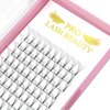 Premade Fans Eyelash Extensions 7D-D-0.07-15 Short Stem Premade Volume Eyelash Extensions 3D 5D 7D Volume Lash Extensions 9 to 20 mm Pre made Lash Fans C D Curl .07 .10(7D-D-0.07,15mm)