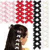 40 Pcs Mini Bow Hair Clips Satin Mini Bow Clips Small Bowknot Barrettes Hair Ribbon Alligator Clips Hair Bows for Girls Baby Women