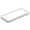 Gurygo 8" Bathroom Tray for Counter - Ceramic Vanity Tray for Bathroom - Small Rectangle Ceramic Tray - Kitchen Soap Tray - Ceramic Tray for Kitchen Counter - Bathtub Organizer (White, Set/1)…