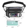 Clear Bag Stadium Approved Clear Fanny Pack for Women for Work,Multi-purpose Waist Bag for Travel & Sporting Event