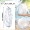 Yinder 24 Pieces Inflatable Beach Ball 6 Inches Mini Beach Balls for Halloween Theme Party DIY Ball for Swimming Pool Theme Party Decorations Favors Supplies(Clear)