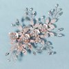 Generic Rhinestone Bridal Hair Pins, Rhinestone Wedding Headpieces for Bridesmaids, Flower Girl Hair Accessories, gold