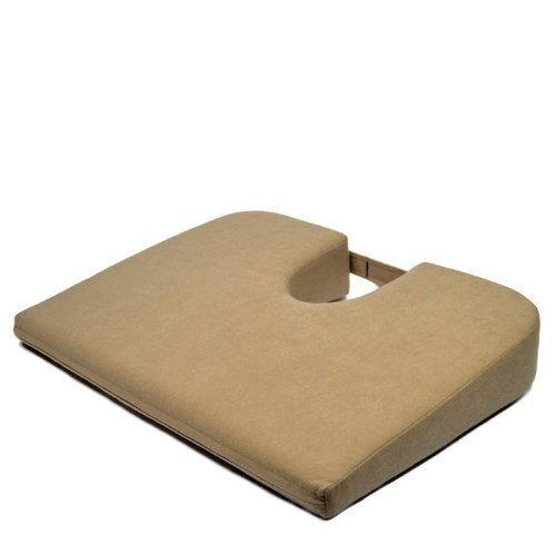Extra Firm Tush Cush Car Computer Airplane Travel Seat Cushion Tan